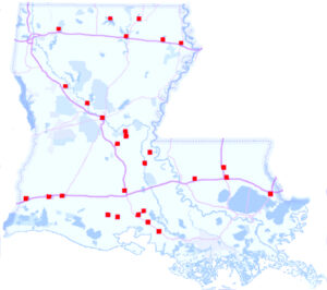 Communities with Methodist Foster Care homes.